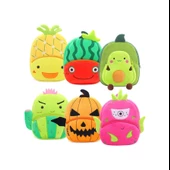 Cbtx Sebze Meyve Serisi Karikatür Peluş Çocuk Sırt Çantası Kabak - 2