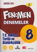 Fenomen Okul Yayınları 8. Sınıf T.C. İnkılap Tarihi ve Atatürkçülük Fenomen Denemeler - 1