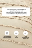 Evlen Home Collection Pamuklu Echos Yatak Örtüsü Takımı Günlük Tek Kişilik 2 Parça Dolgulu El İşi - 5