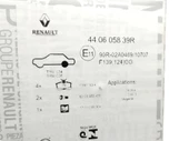 Clio 3 Arka Fren Balata - Renault Megane 1 Modus Scenic 1 440605839R - 7701206784 - 440603511R - 5