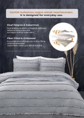 Evlen Home Collection Pamuklu Echos Yatak Örtüsü Takımı Günlük Tek Kişilik 2 Parça Dolgulu El İşi - 10
