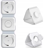 3'ü 1 Arada Katlanabilir Kablosuz Şarj Cihazı, Manyetik Hızlı Kablosuz Şarj Pedi thumbnail 8