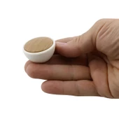 Piyano Polimer Düğme Kulp Dışbükey Aytaşı Ceviz Dolap Mobilya Mutfak Dolabı Çekmece Kulpu Kulbu thumbnail 2