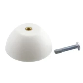 Piyano Polimer Düğme Kulp Dışbükey Aytaşı Ceviz Dolap Mobilya Mutfak Dolabı Çekmece Kulpu Kulbu thumbnail 6