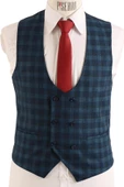 Yelekli Slim Fit Takım Elbise - 6
