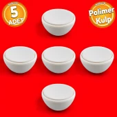Piyano Polimer Düğme Kulp İçbükey Mat Aytaşı Dolap Mobilya Mutfak Dolabı Çekmece Kulpu Kulbu 5 ADET - 1