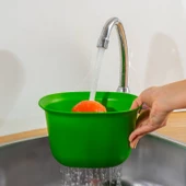 Porsima 174-1 Hazırlık Seti Süzgeç Seti Süzgeçli Karıştırma Kasesi Kase Takımı Limon Sıkacağı Seti - 4