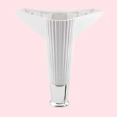 Mobilya Takımı Kanepe Çekyat Sehpa TV Ünitesi Koltuk Ayağı Baza Ayakları Beyaz Krom 15 cm 4 Adet thumbnail 6