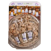 Aşk-ı Sermest Fanus Standlı 60 Adet 12 ML Yeşil Çay Kokulu Araç Parfümü - 1