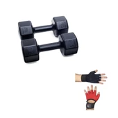 5 Kg Dambıl X 2 Adet (10) Kg Body Eldiveni - 1
