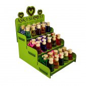 Aşk-ı Sermest Yeşil Ahşap Standlı 30 Adet 8 ML Mandalina Kokulu Araç Parfümü thumbnail 3