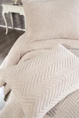 Ultrasonik Welsoft Çift Kişilik Yatak Örtüsü 230x250 Cappucino - 5