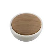 Piyano Polimer Düğme Kulp Dışbükey Aytaşı Ceviz Dolap Mobilya Mutfak Çekmece Kulpu Kulbu 10 ADET thumbnail 8