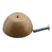 Piyano Polimer Düğme Kulp Dışbükey Ceviz Dolap Mobilya Mutfak Dolabı Çekmece Kulpu Kulbu 10 ADET thumbnail 6