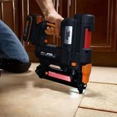 WORX WX844 20Volt/2.0Ah Li-ion 16-40mm Profesyonel Şarjlı Zımba Makinesi + 2700 Adet Yedek Zımba - 5