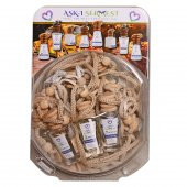 Aşk-ı Sermest Fanus Standlı 30 Adet 8 ML Yeşil Elma Kokulu Araç Parfümü thumbnail 1