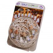 Aşk-ı Sermest Fanus Standlı 30 Adet 8 ML Yeşil Elma Kokulu Araç Parfümü thumbnail 2