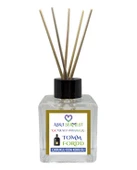 Aşk-ı Sermest Yasemin Aromalı Bambu Çubuklu Oda Kokusu Parfüm,  Küp Şişe, 60 mL, 10 Adet - 1