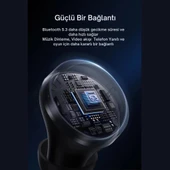 Baseus Kristal Ses Kaliteli BT5.3V Mikrofonlu Bluetooth Kulaklık, Çevresel Gürültü Engelleyici Kulaklık - 9