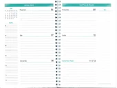 Özkan 2025 Spir. Sert Kap.haftalık Akademik Ajanda 17x24 mavi - 2