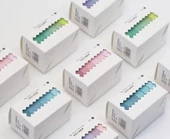 Vintage Washi Tape Bant Yapışkanlı Maskeleme Kağıdı Renkli Bant 6 lı - Yeşil Tonları - 4