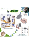 MBV Mvb Cat pasta 50 gr + Kedi ve Köpek otomatik tüy toplama tarağı 2 li set - 1