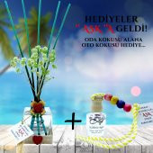 Ölümsüz Aşk Çiçek Serisi Yasemin Kokulu 10 x 60 ml küp Şişe Bambu Çubuklu Ortam Kokusu thumbnail 3