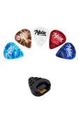 Midex PN-5 5'li Gitar Penası 1 Ad Pena Kutusu Hediye (0.46mm, 0.73mm, 1.00mm) - 1