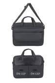 Case Club Evrak El omuz Çantası 15.6 inç Laptop Bölmeli - 5