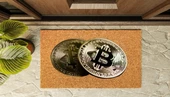 Kapı Önü Paspası Özel Tasarım Koko Model Bitcoin PK-1522 - 1