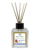 Aşk-ı Sermest Leylak Aromalı Bambu Çubuklu Oda Kokusu Parfüm,  Küp Şişe, 60 mL, 5 Adet - 1