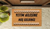 Kapı Önü Paspası Kişiye Özel Yazı Yazılır Koko Model Halat PK-1599 - 1