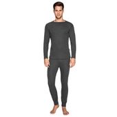 Yetişkin Termal İçlik Set - Thermoform - Soft Unisex - Antrasit - 3