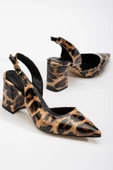 Tonia Leopar Rugan Topuklu Kadın Ayakkabı thumbnail 1