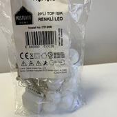 20 li Top Renkli Led Yılbaşı Ağaçı Işığı - Mavi Su Dünyası - 2