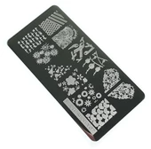Nail Art Stamping Baskı Plakası VV07 - 1