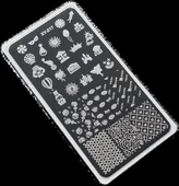Nail Art Stamping Baskı Plakası - 1