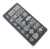 Nail Art Stamping Baskı Plakası - 1
