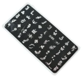 Nail Art Stamping Baskı Plakası - 1