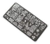 Nail Art Stamping Baskı Plakası - 1