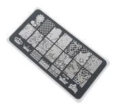 Nail Art Stamping Baskı Plakası - 1