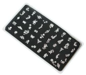 Nail Art Stamping Baskı Plakası - 1