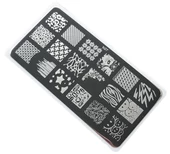 Nail Art Stamping Baskı Plakası - 1