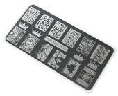 Nail Art Stamping Baskı Plakası VL01 - 1
