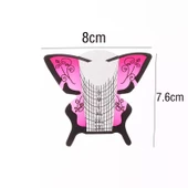 500 lü Kelebek Protez Tırnak Şablon Alt Form thumbnail 2