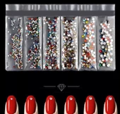 Parlak Tırnak Süsleme Taşları Mix 6 Boy thumbnail 1