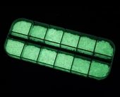 Fosforlu Karanlıkta Parlayan Tırnak Süsleme Pulları 12'li set + Taş Tutucu Kalem Nail Art thumbnail 2