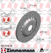FREN DİSKİ ARKA SAG BMW M5 F10 M6 F12 F13 F06 HAVALI DELIKLI CIFT PARCALI - 1