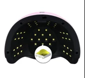 Manikür Tırnak Kurutucu UV Led Lamba Pembe 120W - 3
