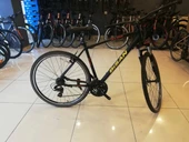 Bisan TRX 8100 V Fren 21 Vites 28 Jant Trekking Şehir Bisikleti Siyah Turuncu Kırmızı 56 Kadro - 1
